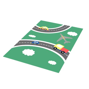 Bereich Teppiche farbenfrohe Zeichentrickmuster, rechteckige Teppiche, Kinderzimmer, Esszimmer, Leben, Spielendekoration spielen
