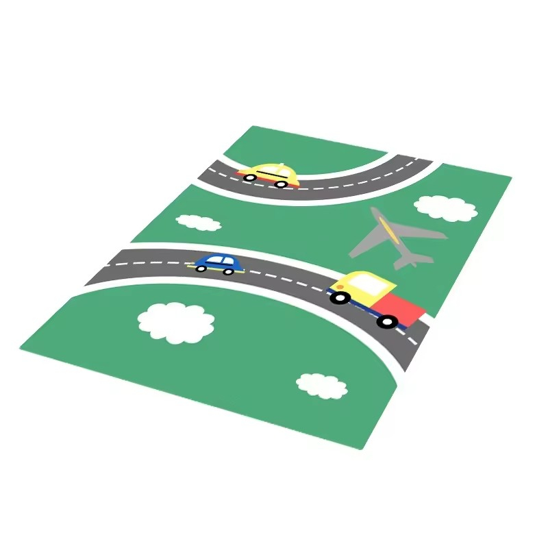Bereich Teppiche farbenfrohe Zeichentrickmuster, rechteckige Teppiche, Kinderzimmer, Esszimmer, Leben, Spielendekoration spielen