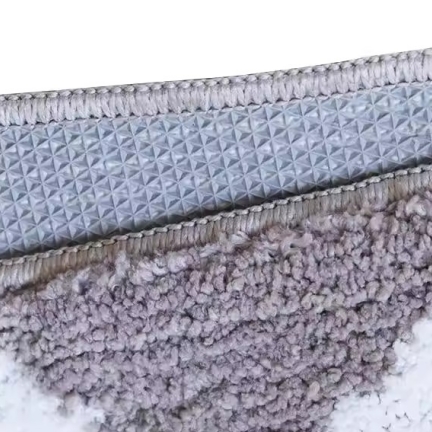 Plüsch Teppich -Rücken