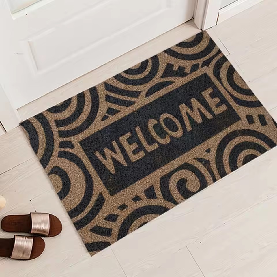 Begrüßung Türmat, Familie Four Seasons Dekoration Minderwertiger Schalter Teppich Fußmat, Innen- und Außenbodenmatte 40*60 cm