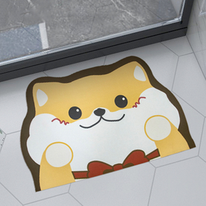 Diatomit-Badematte in individueller Form und Muster – sehr saugfähig und umweltfreundlich