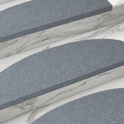 Industrielle rutschfeste Treppenstufen | Hersteller kundenspezifischer gebogener Treppenauflagen