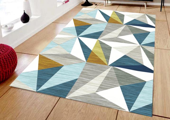 Wohnzimmerteppich-Displaybild