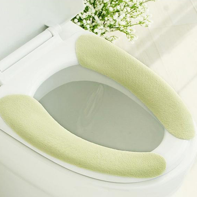 Toilettensitzabdeckung Badezimmer Weiche Dicke elastische waschbare Toilettensitzkissen sind einfach zu installieren und zu reinigen
