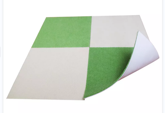 Teppichquadrat mit Klebebandzentimeter Dunkelgrau Teppich wiederverwendbares Bodenfliesen -Waschmatte für Innenhausbüros geeignet
