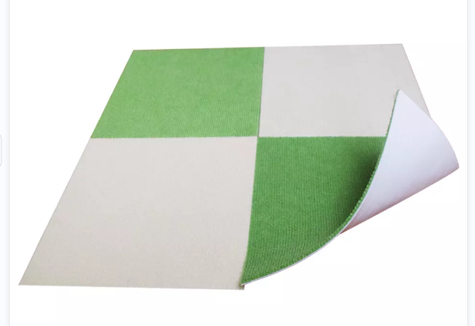 Teppichquadrat mit Klebebandzentimeter Dunkelgrau Teppich wiederverwendbares Bodenfliesen -Waschmatte für Innenhausbüros geeignet