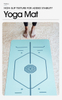 Yogamattendicke 10 mm doppelseitiger nicht rutscher Übungsmatte, professionelle TPE-Yogamatte für Männer und Frauen, dicke Fitnessmatte mit Trägern für Bewegung, Yoga, Fitness, Pilates, Bodenübung 
