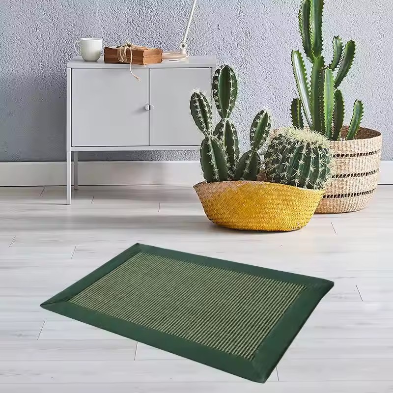Sisal Fabric Cat Scratch Matte wird für Innenkatze Kratzplattendach Dach gewonnen