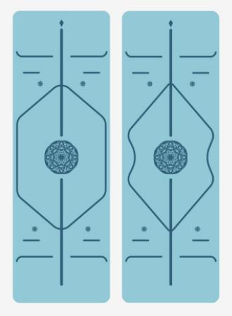 Yogamatten in mehreren Farben erh&auml;ltlich