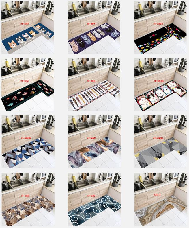 K&uuml;chenbodenmatte, optionale Teppichanzeige