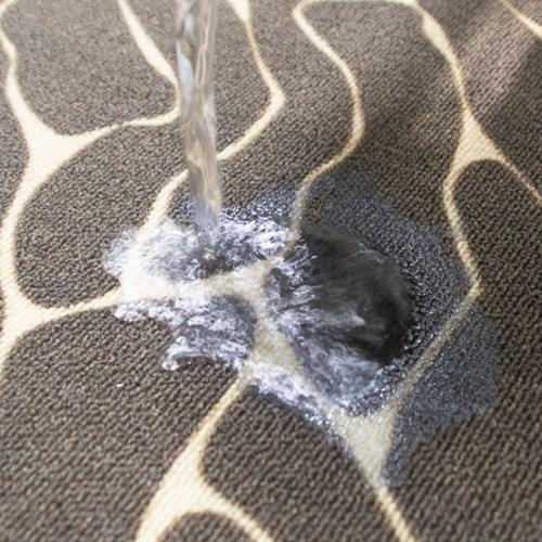 Runde, mit Samt bedruckte Fußmatte, wasserfestes Display