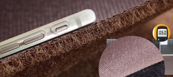 Dicke der Stickerei-Fußmatte