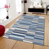 Läufer Teppich kurzer Stapel Vintage Teppich blau dünner Teppich Chenille Läufer Teppich Short Stapel Vintage Blumenteppich faltbarer Vintage Teppich Innenstadt Küche Wohnzimmer Schlafzimmer Kinder Kinder