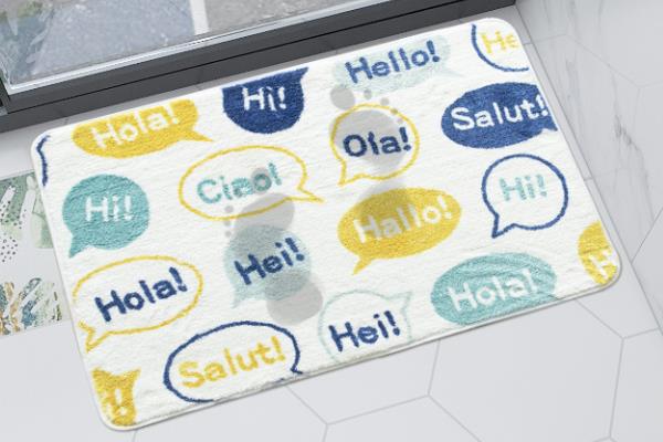 Plüsch-Badematte (2)