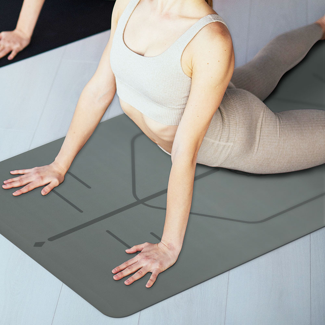  Professionelle Yogamatte - Übungsmatte für Fitness, Gleichgewicht und Stabilität | Eine extra große, extra dicke, nicht gleitende Matte