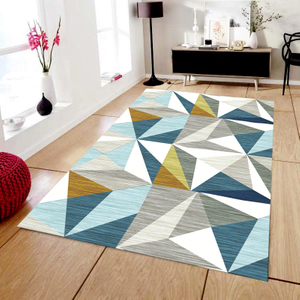 Läufer Teppich kurzer Stapel Vintage Teppich blau dünner Teppich Chenille Läufer Teppich Short Stapel Vintage Blumenteppich faltbarer Vintage Teppich Innenstadt Küche Wohnzimmer Schlafzimmer Kinder Kinder