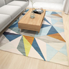 Maschinenwaschbarer Teppich ， abstrakter moderner Teppich Färbung Resistent Anti Slip -Rücken -Teppiche für Wohnzimmer Schlafzimmer