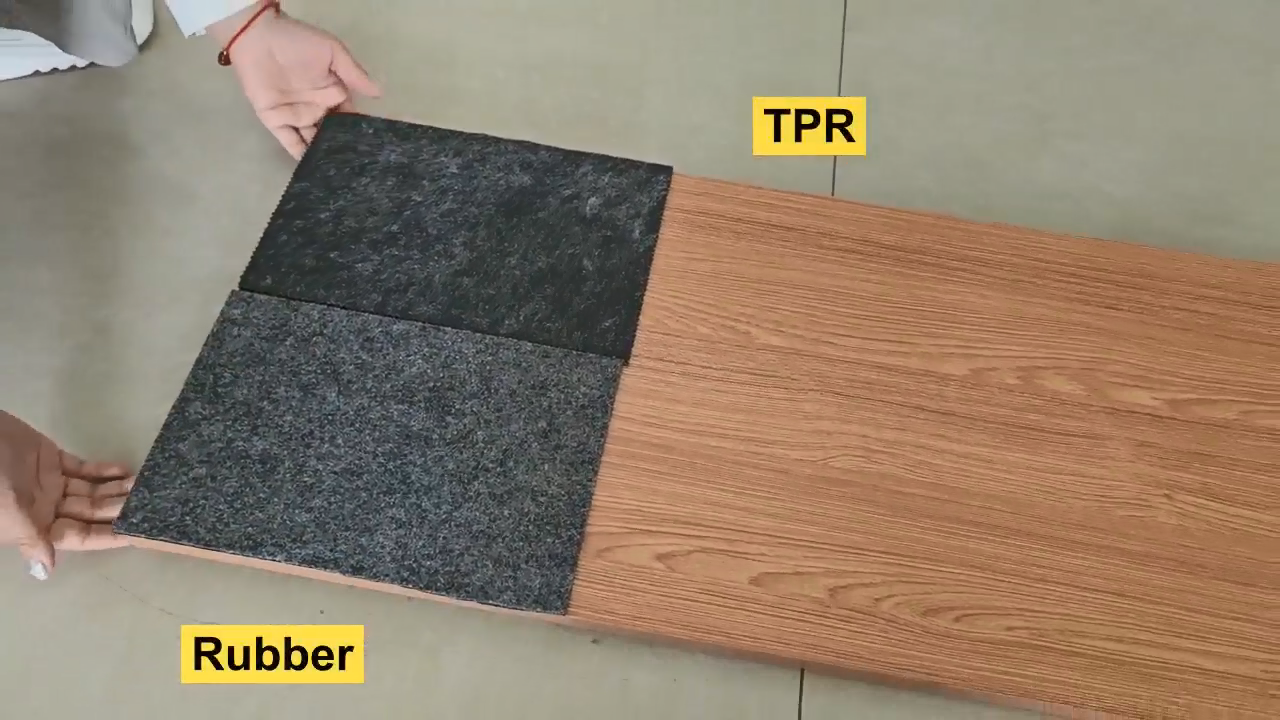 Vergleich der Anti-Skid-Leistung zwischen TPR-Unterstützung und Gummi-Rücken