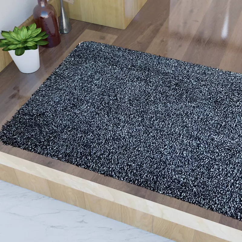 Deluxe weicher Badezimmer Teppich nicht rutschfleckbar waschbarer Badezimmermatte, Mikrofaserplüschabsaugstreifen Baddecke für Bad, Badezimmer, Badezimmer