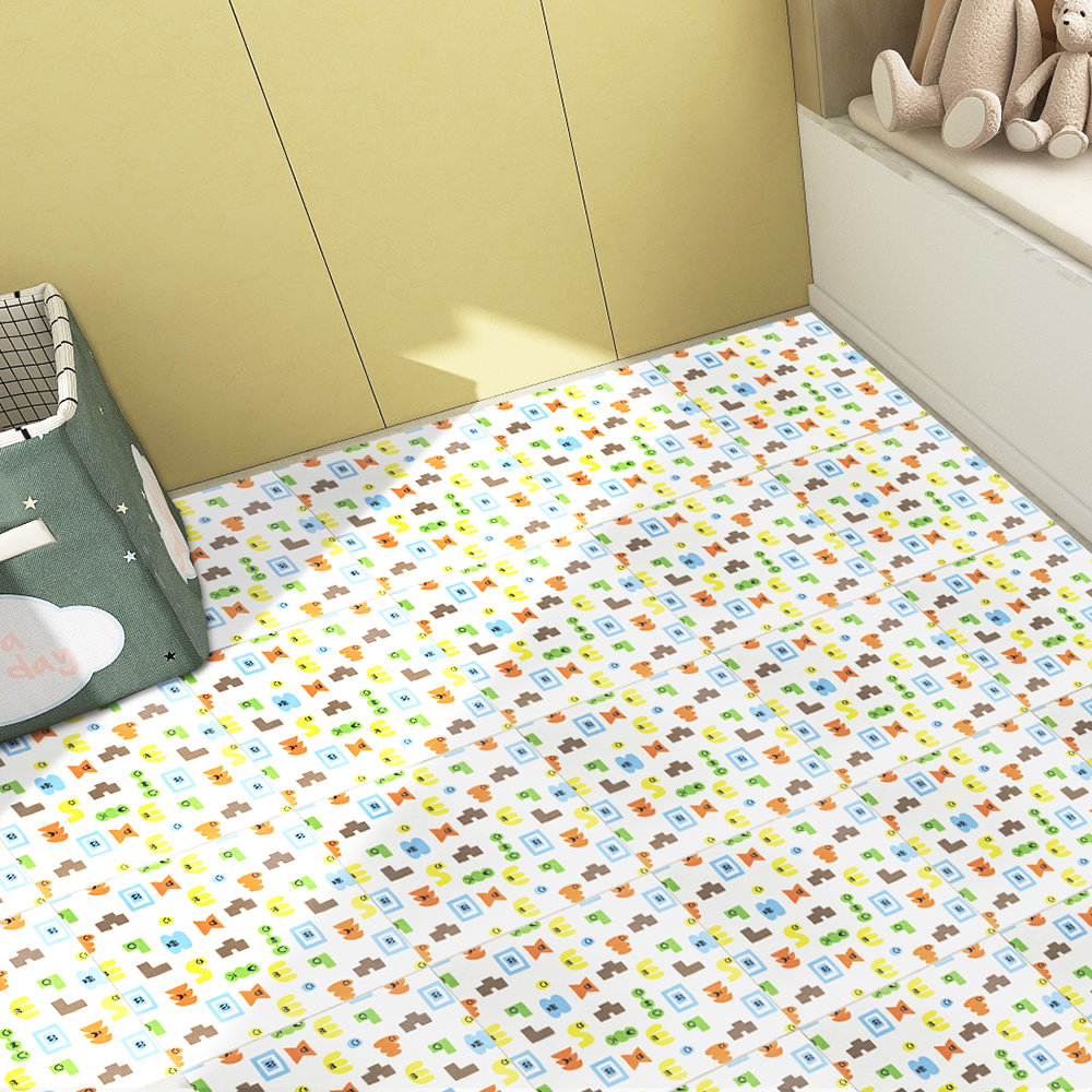 Kinder Teppich Non Slip Spleißen Matte Selbstkleber unten