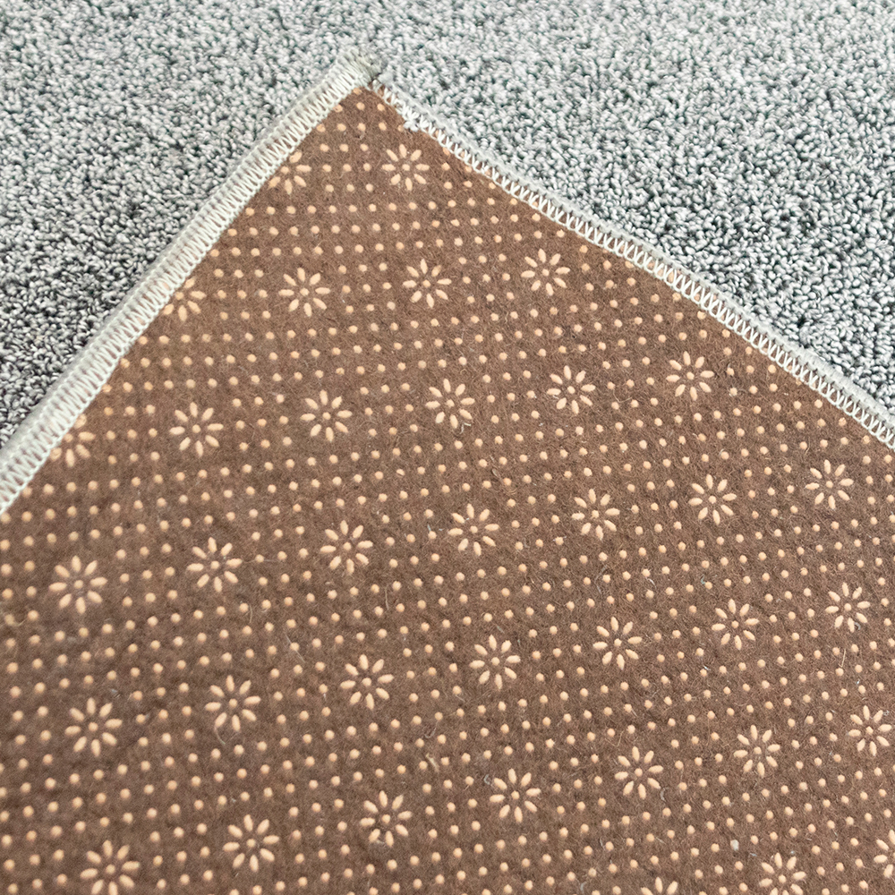 RATO Shaggy Kabine gefärbte hellgraue Teppiche, Fläche Teppiche für Wohnzimmer, Anti-Skid-Extra bequemer flauschiger Bodenteppich für Innenhäuser Dekoration