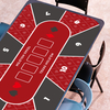 Non -Slip -Schach- und Kartenpoker -Tischmatte tragbare Texas Poker Custom Größe