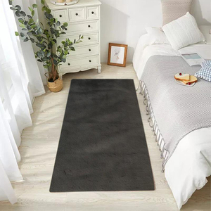 Weiche Kunstpelz -Fläche Teppich Shaggy Teppich Flauschige Teppiche Plüschboden Teppichmatte für Schlafzimmer Boden Kinder Zimmerdekoration