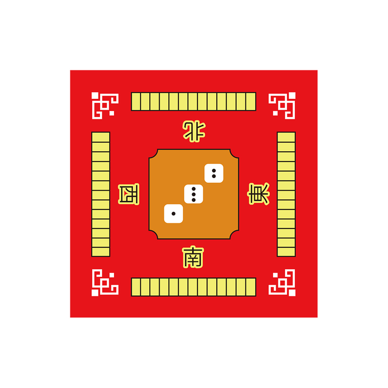 Mahjong Mat Anti Slip Rauschen Reduktionstischabdeckung für Mahjong