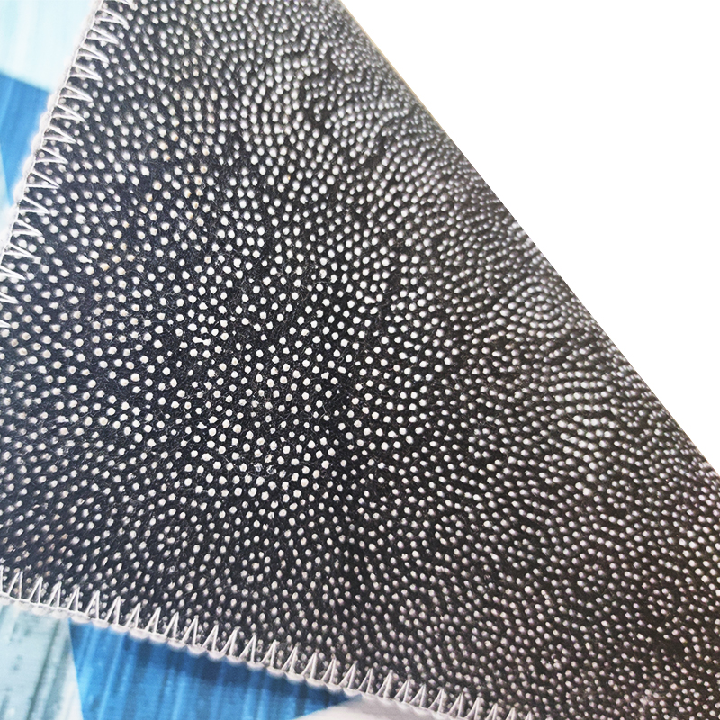 Läufer Teppich kurzer Stapel Vintage Teppich blau dünner Teppich Chenille Läufer Teppich Short Stapel Vintage Blumenteppich faltbarer Vintage Teppich Innenstadt Küche Wohnzimmer Schlafzimmer Kinder Kinder